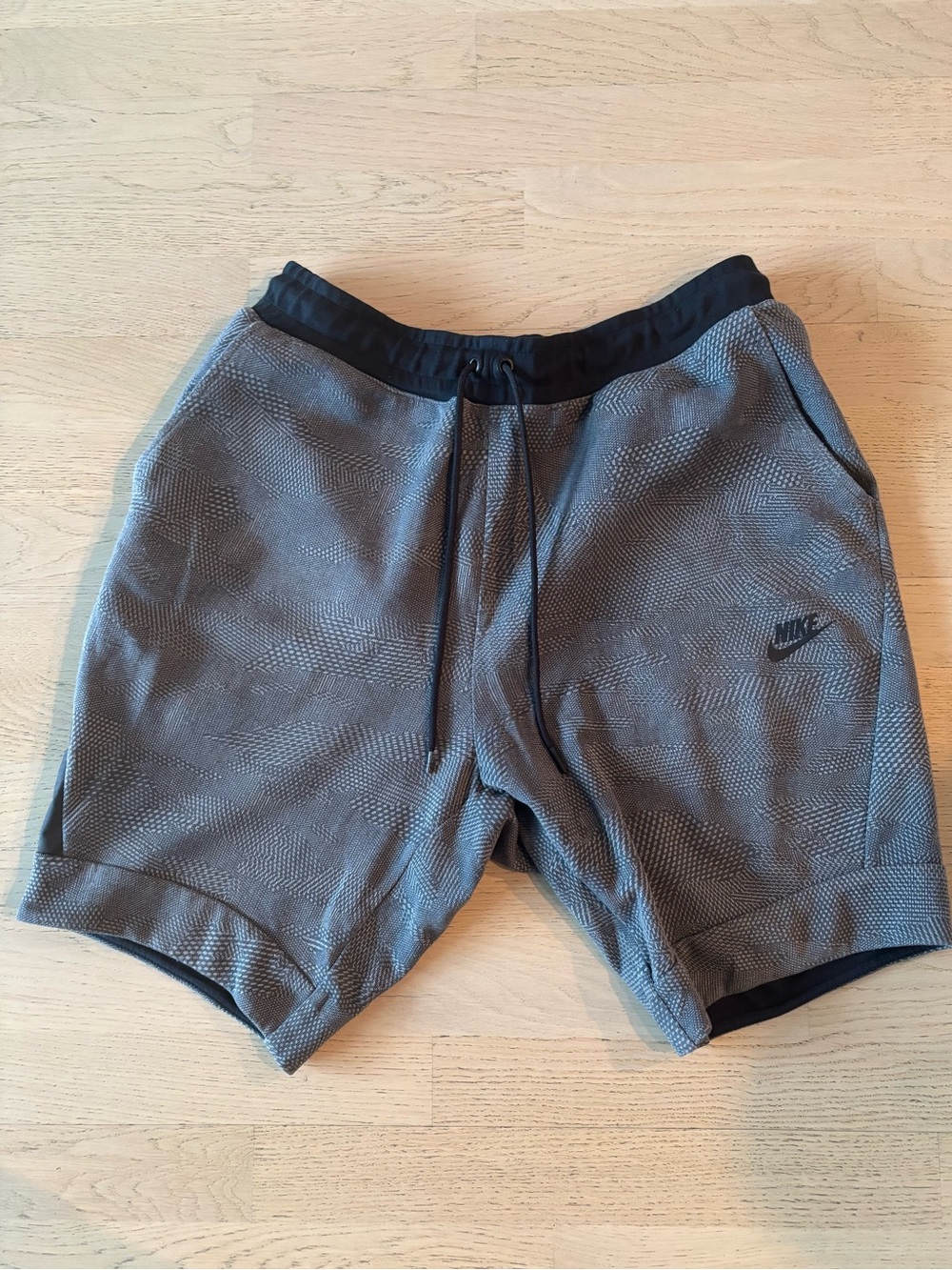 Nike Techfleece Gray Camo  Shorts